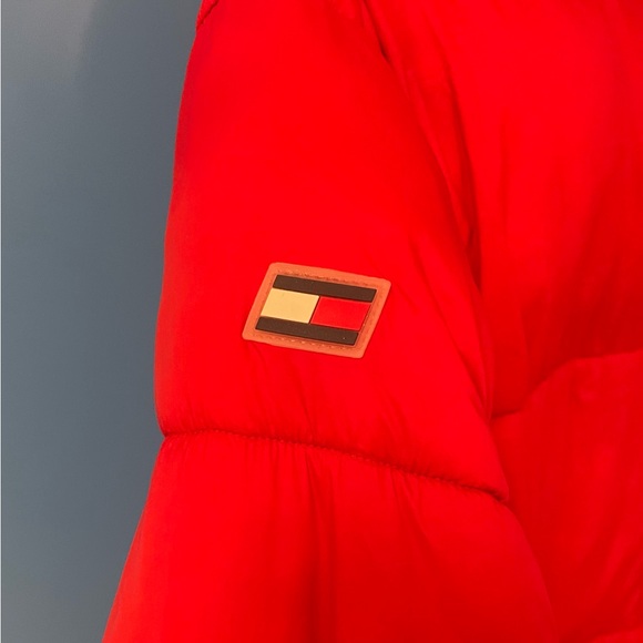 Tommy Hilfiger lightweight puffer jacket in red Size XL - Picture 6 of 8